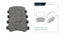 Imagen de PASTILLA DE FRENO CHERY FACE 1.3 16V/CHANA/EFFA IDEAL 1.0